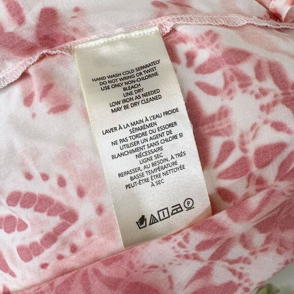 ANTHROPOLOGIE | The Romy Relaxed Button Down | Pilcro | Large | Red Shirt - Picture 8 of 10